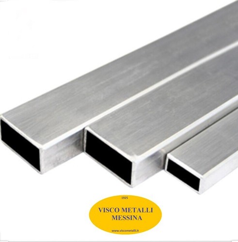 Tubo rettangolare acciaio inox - acciaio,