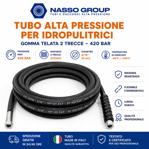 Tubo per idropulitrice alta - tubo,