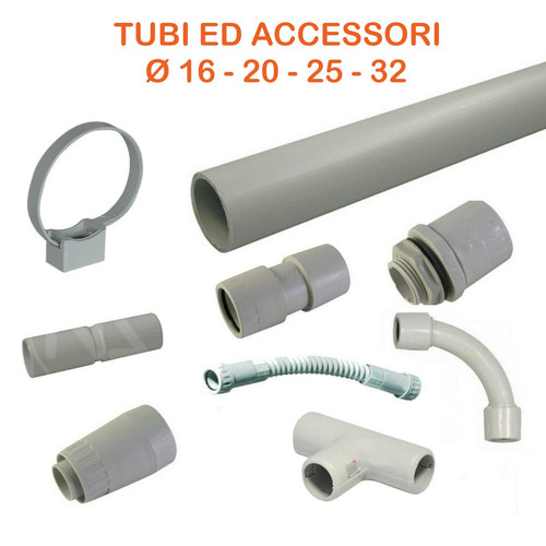 Tubo rigido passacavi - , canalina