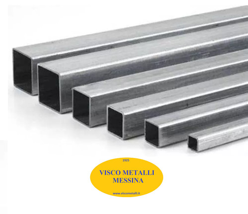 Tubo quadro acciaio inox - acciaio, 304