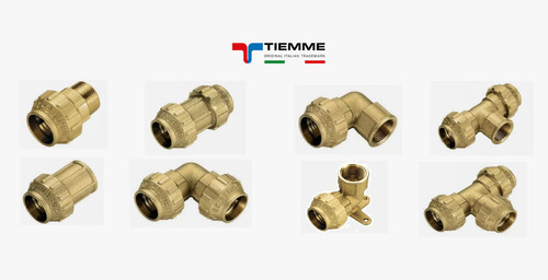 Raccordo ottone per tubo - in,
