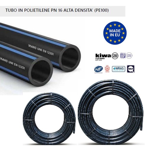 Tubo polietilene rotolo - 16,
