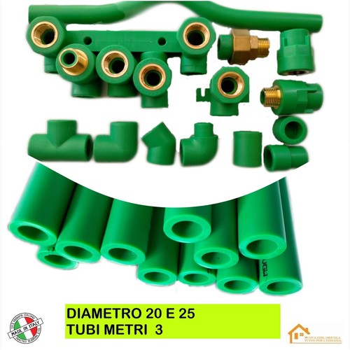 Tubo raccordi ppr - raccordi, verde
