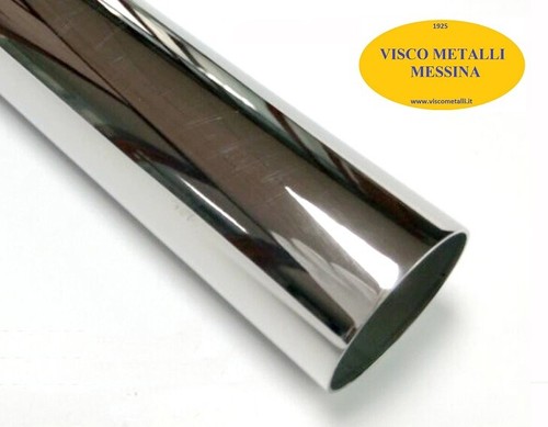 Tubo tondo acciaio inox - acciaio, mm