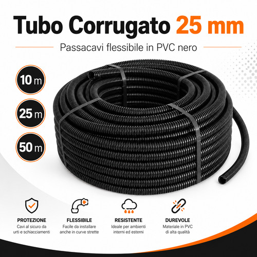 Tubo corrugato elettrico - tubo,
